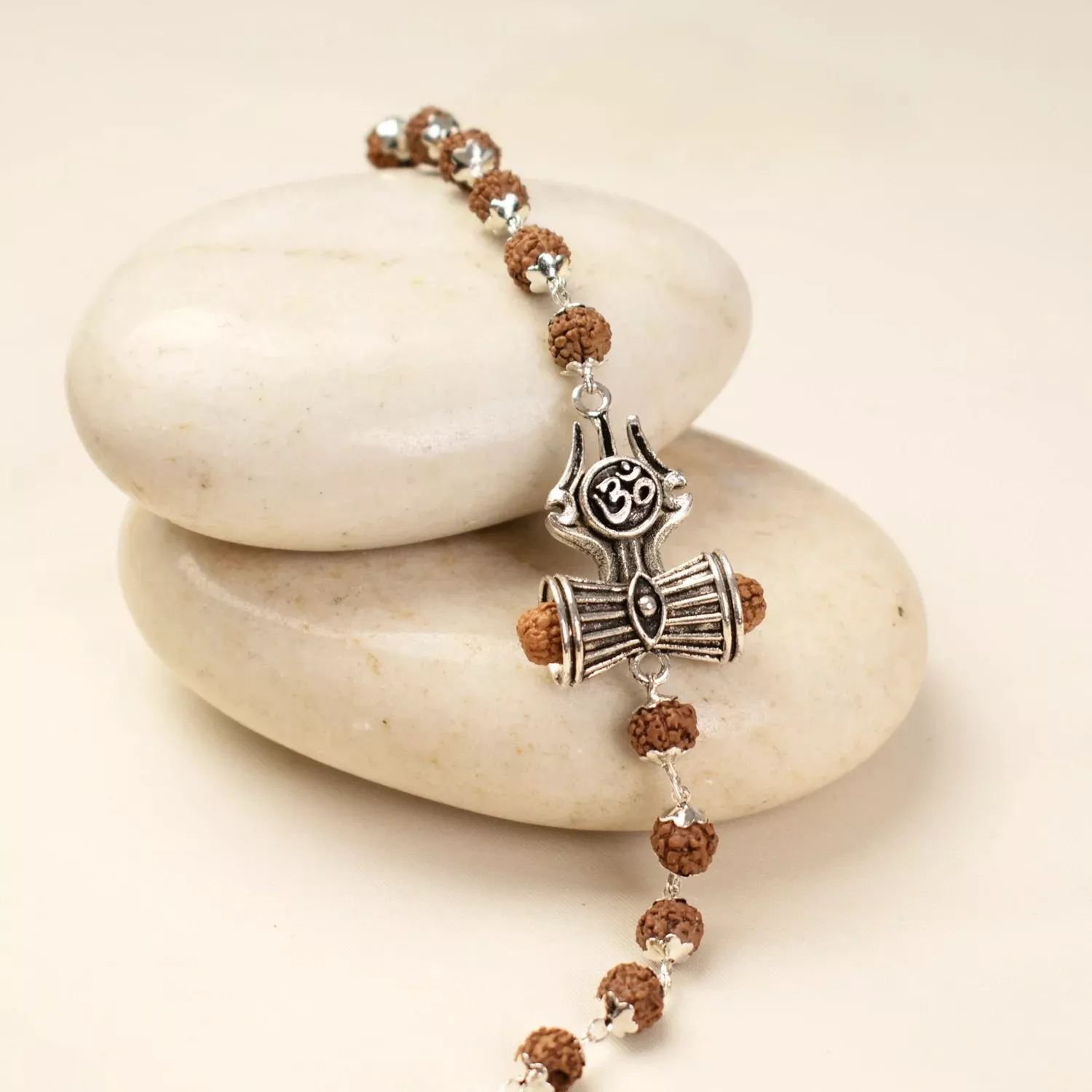 NANCY - Rudraksha Prayer Mala with Om Charm in AMBALA CITY
