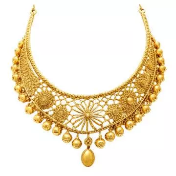Elegant gold plated necklace showcasing intricate design in Patna