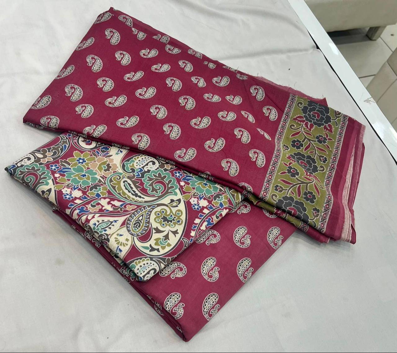 Stylish Bombey Print Suit displayed elegantly in Longowal, showcasing vibrant patterns and design. - Image 2
