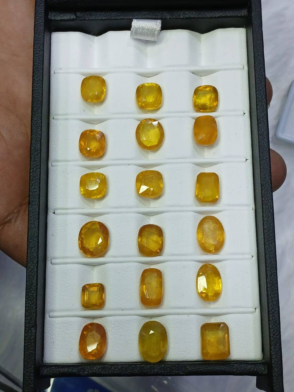 Vibrant Yellow Sapphire gemstone available at AYEZA GEMS in ALIPURA - Image 1