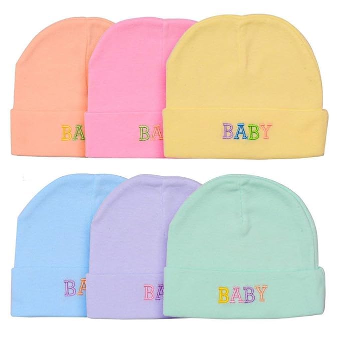 New Born Baby Plain Caps Pack of 4 (Multicolor)-https://media.vyaparify.com/vcards/products/95806/418b4QaQUcL.jpg Image