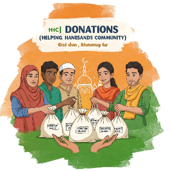 Ramzan Food Donation | HELPING HANDS COMMUNITY TRUST | 324 ISLAM NAGARSAHARANPUR 324ISLAM NAGAR SAHARANPUR