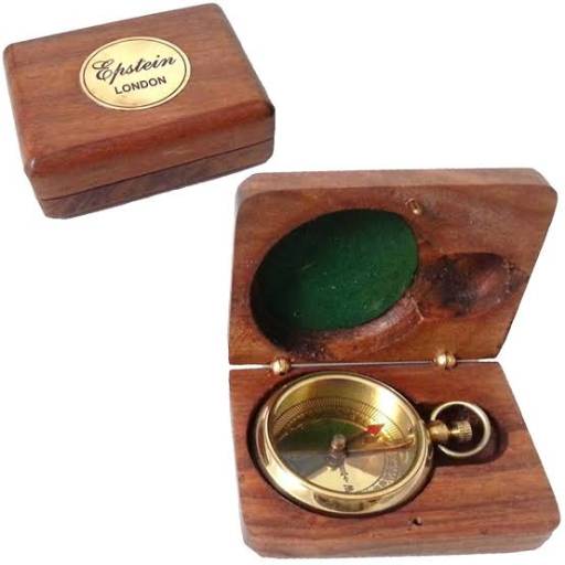 Vintage Brass Pocket Compass in Nagina | Timeless Navigation NOBEL HANDICRAFTS 1 NAGINA, Nagina, Uttar Pradesh, 246762