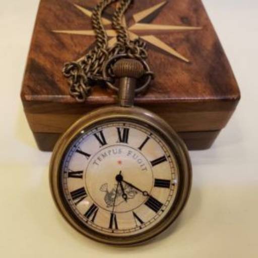 Vintage Brass Pocket Watch in Nagina | Timeless Elegance NOBEL HANDICRAFTS 1 NAGINA, Nagina, Uttar Pradesh, 246762