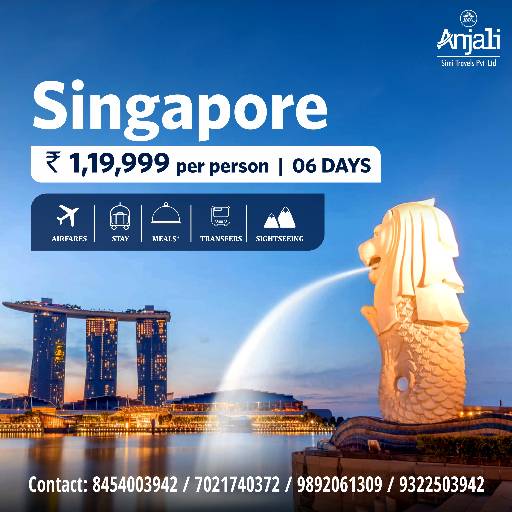 Singapore Tour Packages in Vile Parle East | Memorable Travel Experience at SIMI TRAVELS PVT LTD, MUMBAI