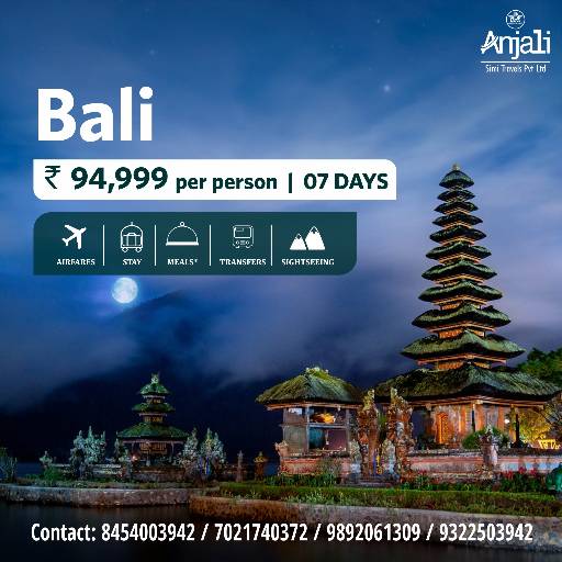 Bali Tour Package in Vile Parle East | Adventure Travel at SIMI TRAVELS PVT LTD, MUMBAI