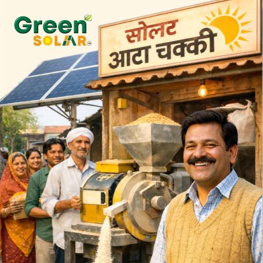 Solar Aata Chakki in Nadesar | Eco-Friendly Milling at MATRI SHREE POWER TRONICS PVT LTD, VARANASI