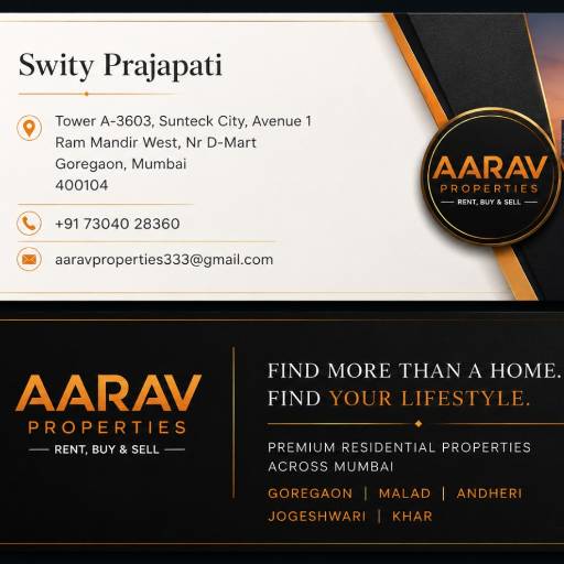 Rental Property in Mumbai | Low Commission at AARAV PROPERTIES, MUMBAI